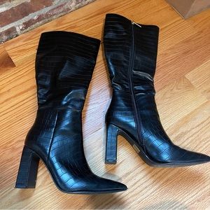 90S STYLE BLACK BOOTS